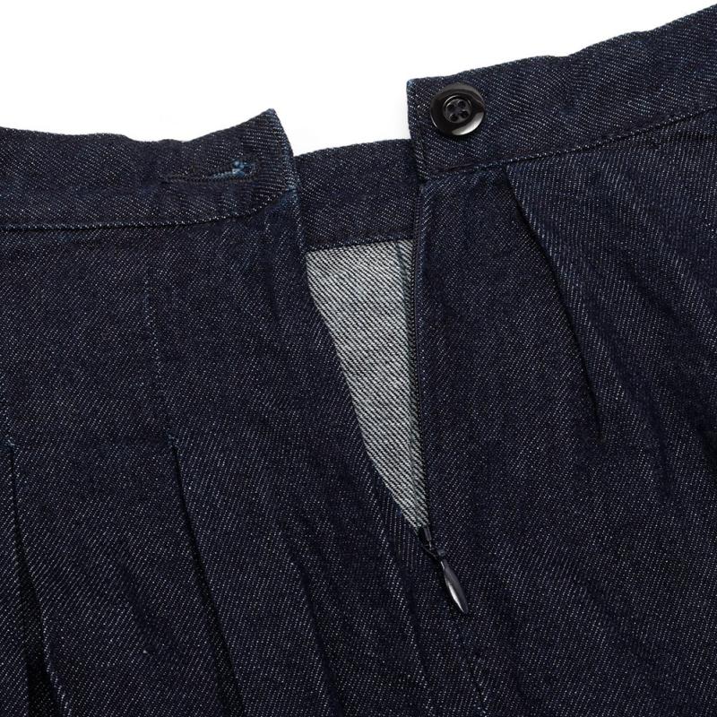 GRANDMA MAMA DAUGHTER グランマママドーター デニムプリーツスカート GK2272 GRANDMA MAMA DAUGHTER（グランマママドーター） デニムプリーツ