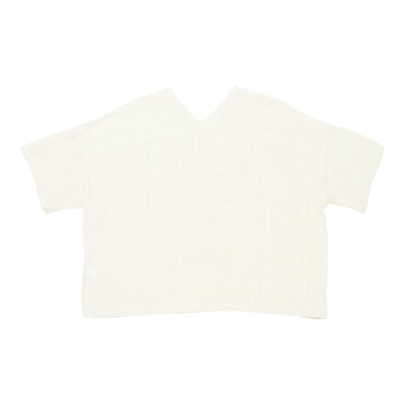 evam eva エヴァムエヴァ linen stitches pullover E251T172 evam eva（エヴァムエヴァ） linen stitches pullover E251T172