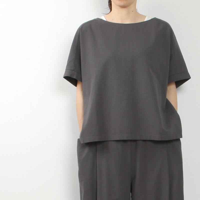 evam eva（エヴァムエヴァ） cotton pullover E251T207 : MIDLAND SHIP