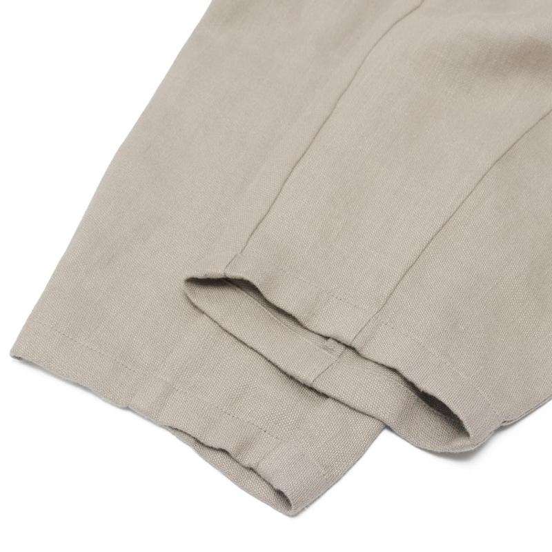evam eva（エヴァムエヴァ） linen cropped pants E251T232 : MIDLAND