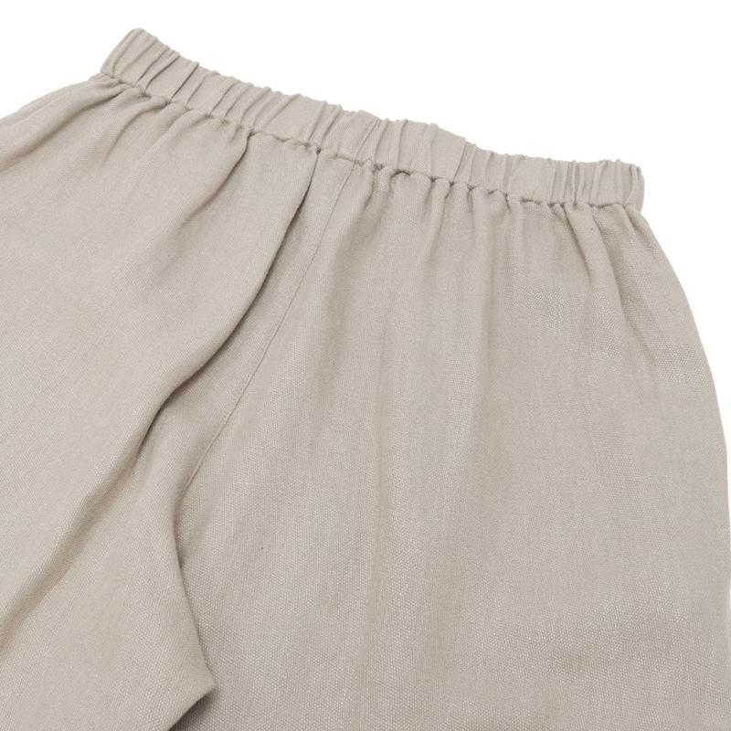 evam eva エヴァムエヴァ linen wide pants E251T233 evam eva（エヴァムエヴァ） linen wide pants E251T233 : MIDLAND