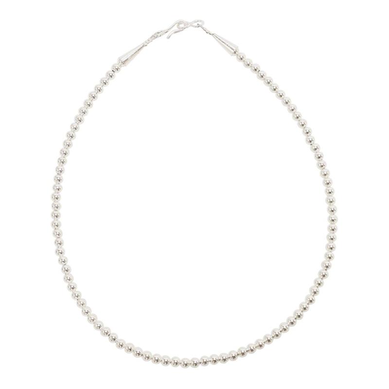 Ericka Nicolas Begay4mm 40cm ナバホパールネックレス ERICKA NICOLAS BEGAY エリッカニコラスビゲイ ナバホパールネックレス