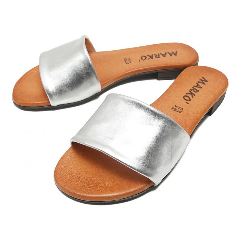 マルコ　サンダル MARKO マルコ レザーフラットサンダル 225115 : MIDLAND SHIP - 通販