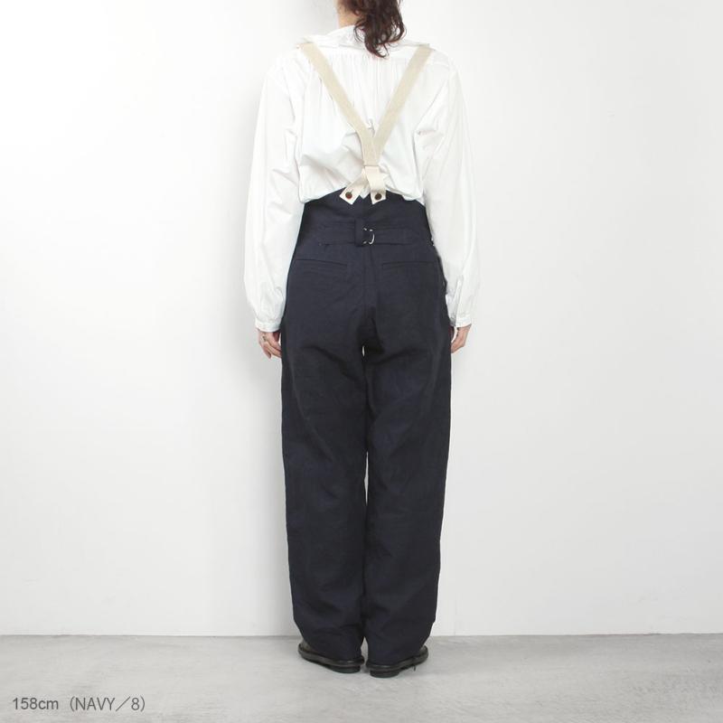 ナイジェルケーボン　ブラックネイビー サスペンダー nigel cabourn Nigel Cabourn ナイジェルケーボン BRACES WORK PANT 80500850010