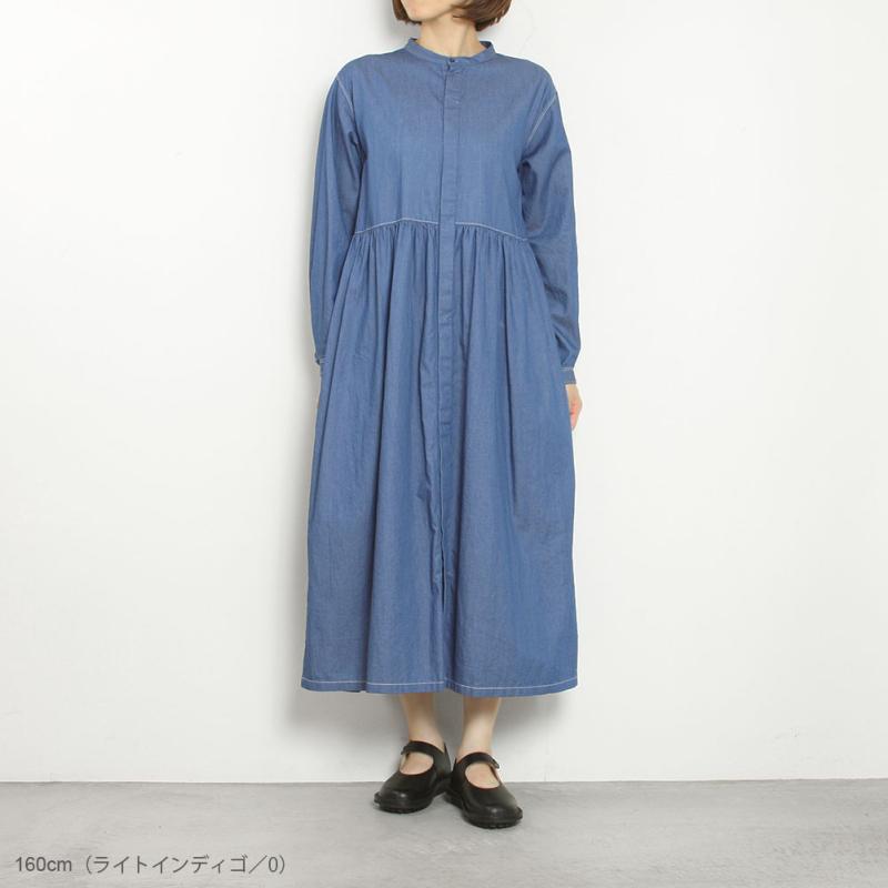 GRANDMA MAMA DAUGHTER デニムワンピース GRANDMA MAMA DAUGHTER（グランマママドーター） （OUTLET）GRANDMA