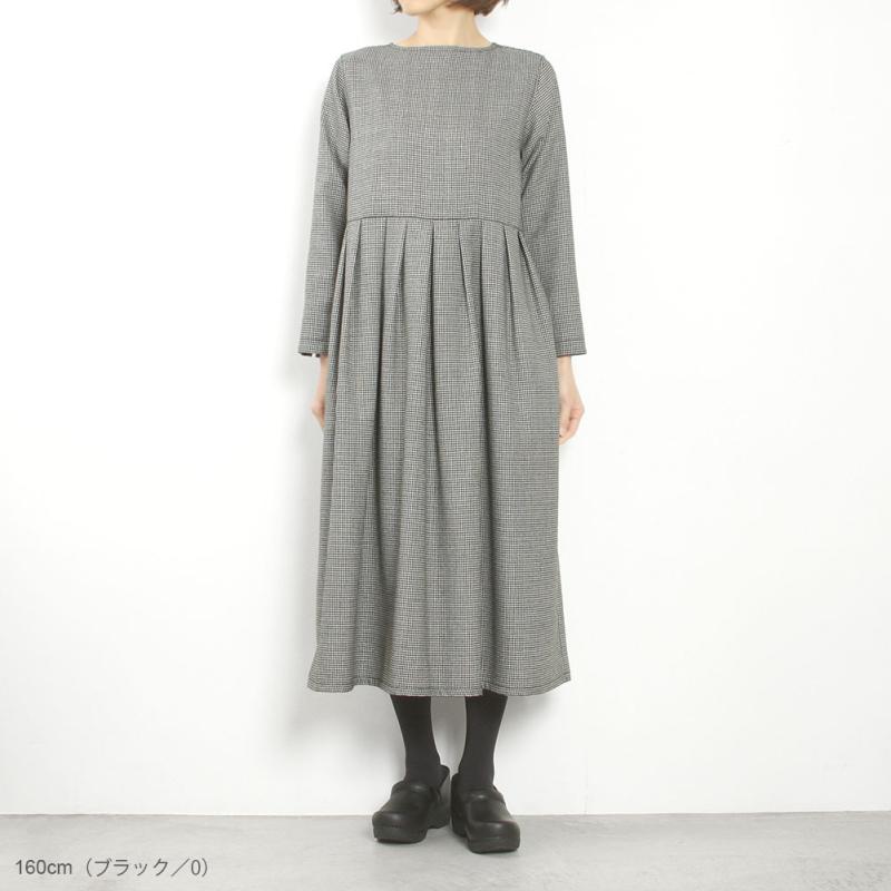 美品✨GRANDMA MAMA DAUGHTER チェッククラシカルコート GRANDMA MAMA DAUGHTER｜ラウンドカラーロングトレンチコート