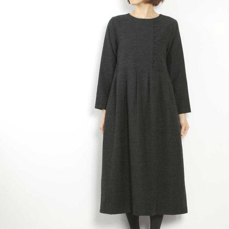 GRANDMA MAMA DAUGHTER ロングワンピース GRANDMA MAMA DAUGHTER（グランマママドーター） コットンウール