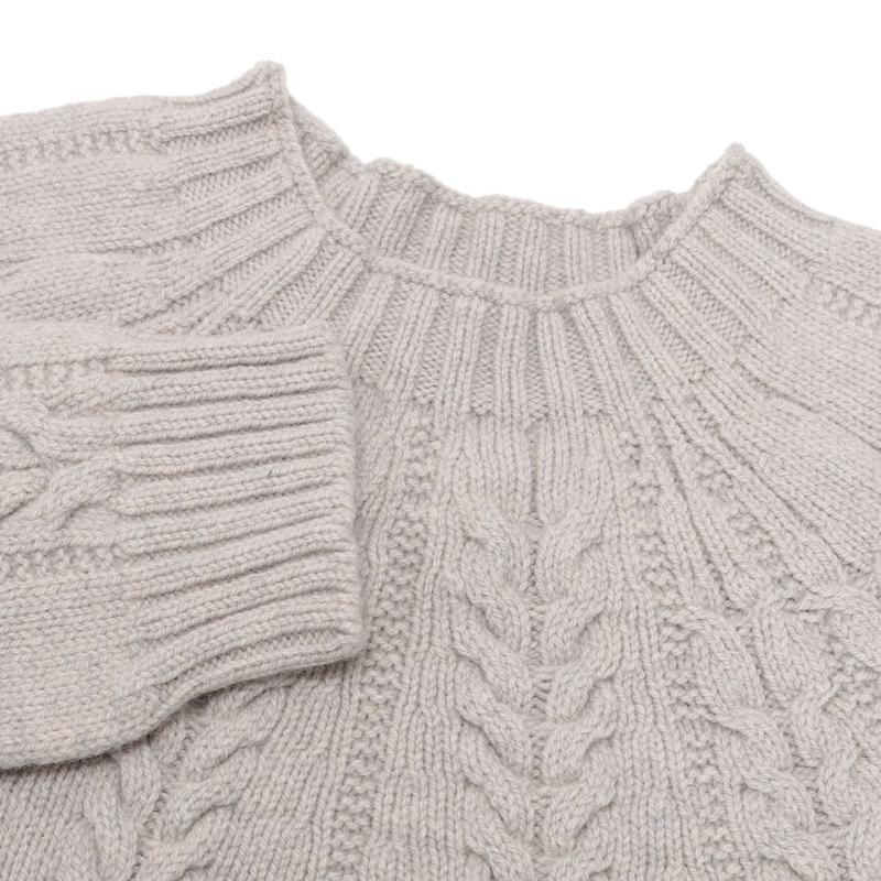 Aparaya アパラヤ Labmswoolクルーネックニット APF253004 : MIDLAND