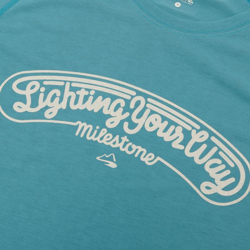 milestone マイルストーン Canvas T-shirts LIGHTNING YOUR WAY MST