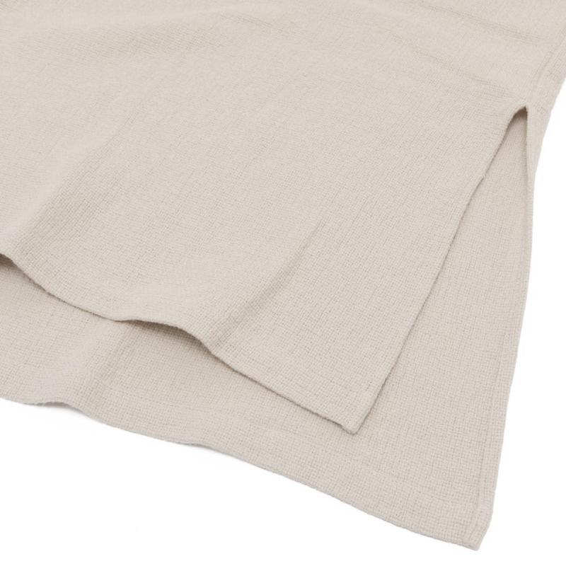 evam eva（エヴァムエヴァ） linen cotton poncho E253T039 : MIDLAND