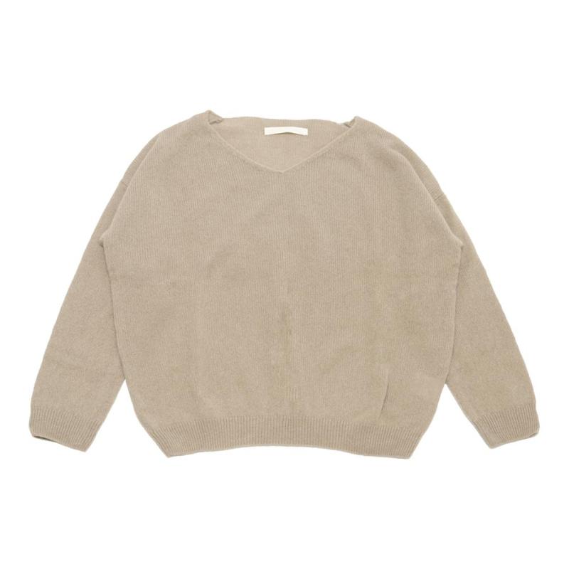 evam eva（エヴァムエヴァ） cashmere pullover E253K044 : MIDLAND