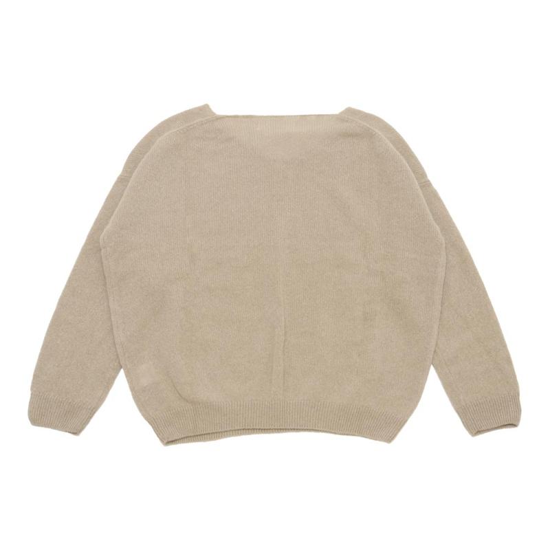 美品 定価4万★evam eva ソフトカシミヤVネックプルオーバー evam eva（エヴァムエヴァ） cashmere pullover E253K044 : MIDLAND