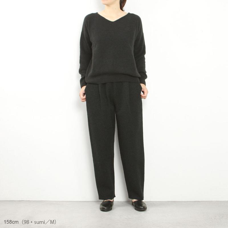 evam eva（エヴァムエヴァ） cashmere pullover E253K044 : MIDLAND