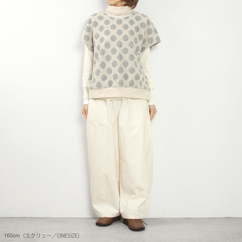 prit（プリット） （20％OFF）prit ドットジャガードタートルネック