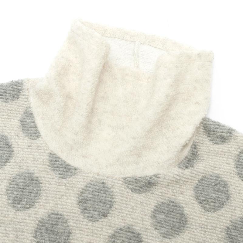 prit プリット ドットジャガードタートルネックオーバーベスト P90607 prit（プリット） （20％OFF）prit ドットジャガードタートルネック