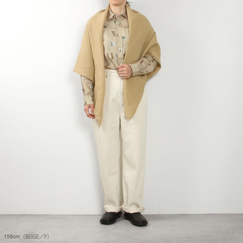 R&D.M.Co- アールアンドディーエムコー LINEN　HEMP STOLE NO.7429_6