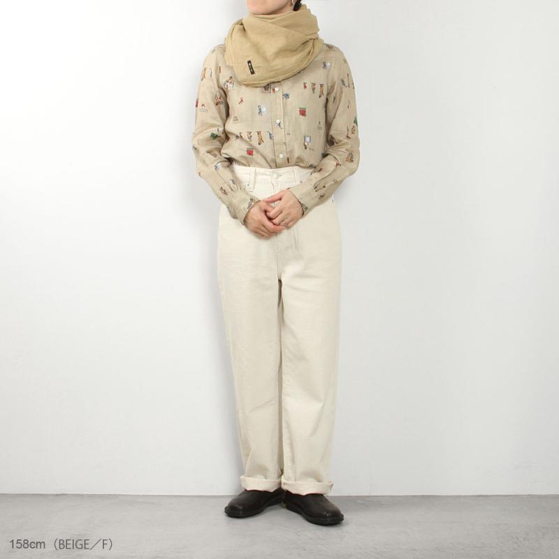 R&D.M.Co- アールアンドディーエムコー LINEN　HEMP STOLE NO.7429_8