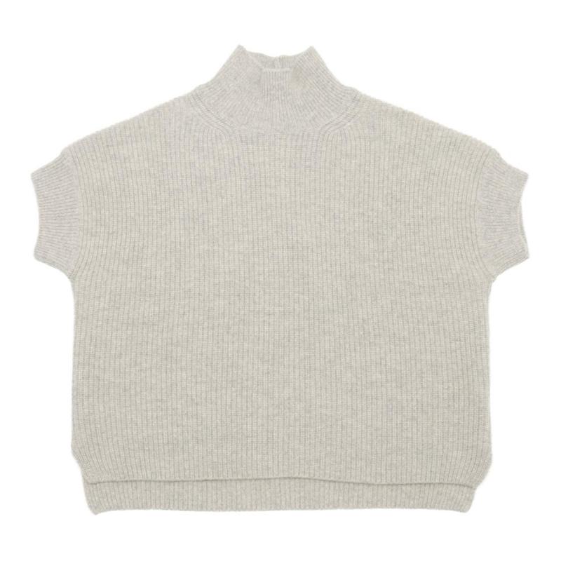 evam eva（エヴァムエヴァ） wool fox aze vest E253K199 : MIDLAND