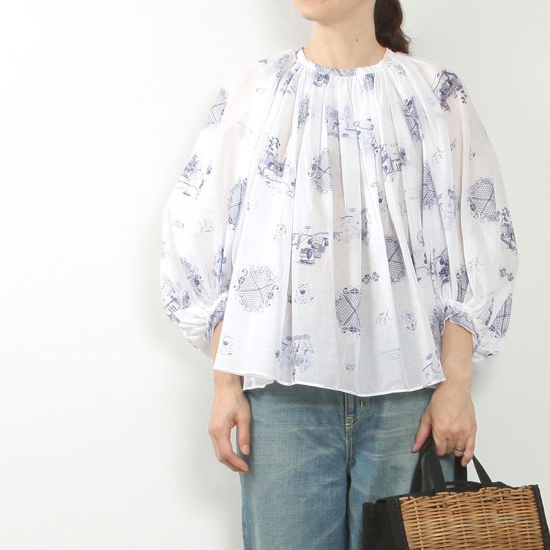 R&D.M.Co- アールアンドディーエムコー GATHER SMOCK NO.7447 R&D.M.Co OLDMAN'S TAILOR R&D.M.Co- アールアンドディーエムコー