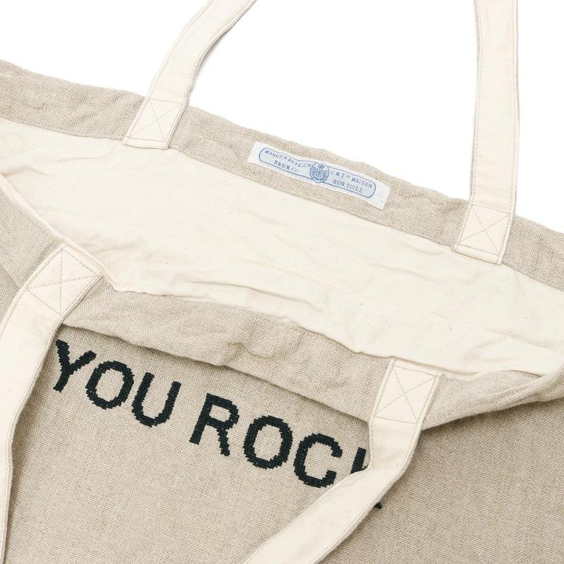 バッグ R&D.M.Co- LETTERED BAG R&D.M.Co OLDMAN'S TAILOR R&D.M.Co- アールアンドディーエムコー TOTE