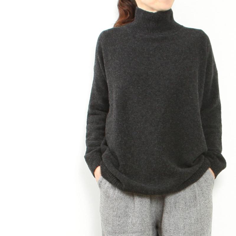 evam eva（エヴァムエヴァ） boucle yam turtleneck E253K216