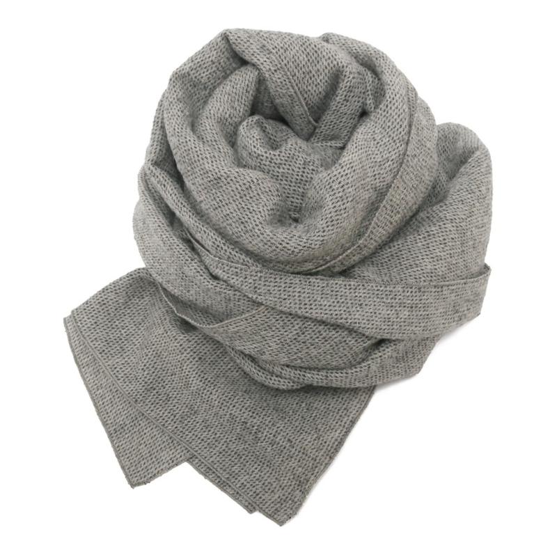 evam eva（エヴァムエヴァ） wool stole E253G226 : MIDLAND SHIP