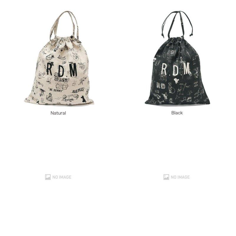 R&D.M.Co- アールアンドディーエムコー GRAFFITI DRAWSTRING BAG（L) NO.7959