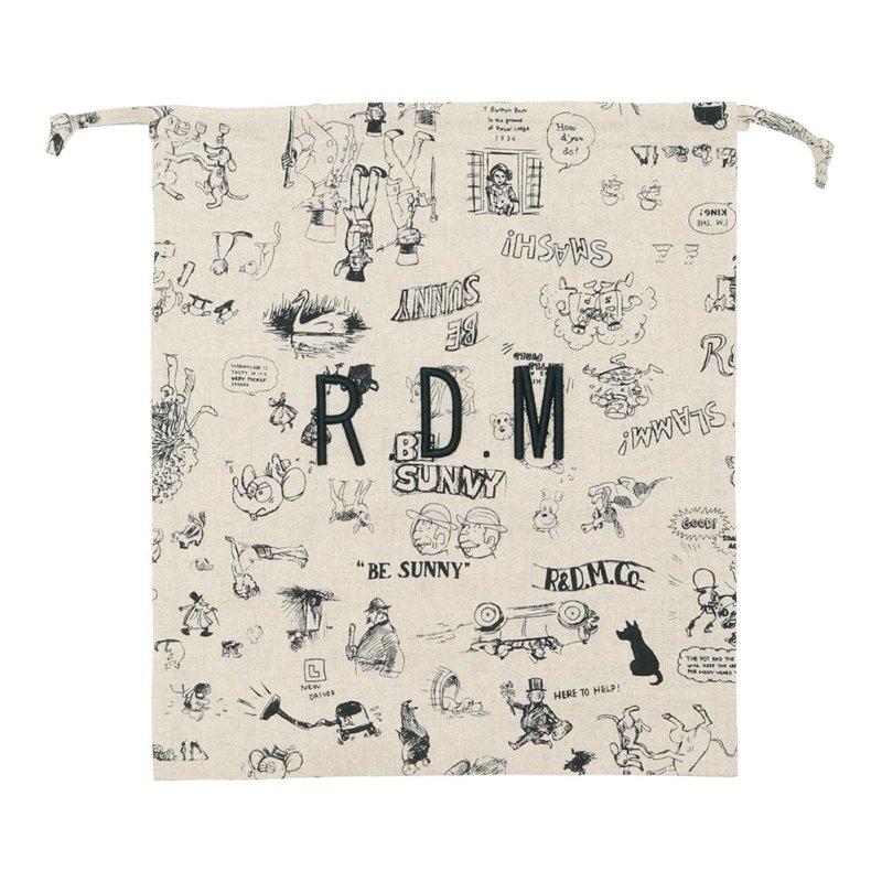 R&D.M.Co- アールアンドディーエムコー GRAFFITI DRAWSTRING BAG（L) NO.7959