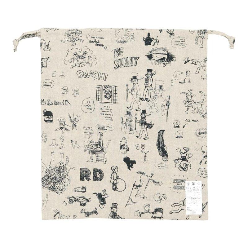 R&D.M.Co- アールアンドディーエムコー GRAFFITI DRAWSTRING BAG（L) NO.7959