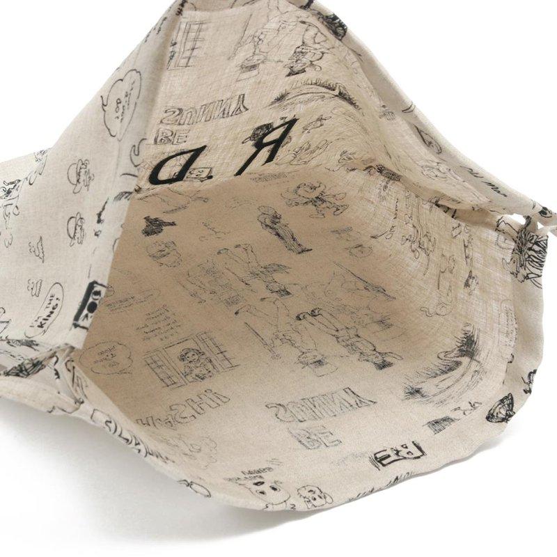 R&D.M.Co- アールアンドディーエムコー GRAFFITI DRAWSTRING BAG（L) NO.7959