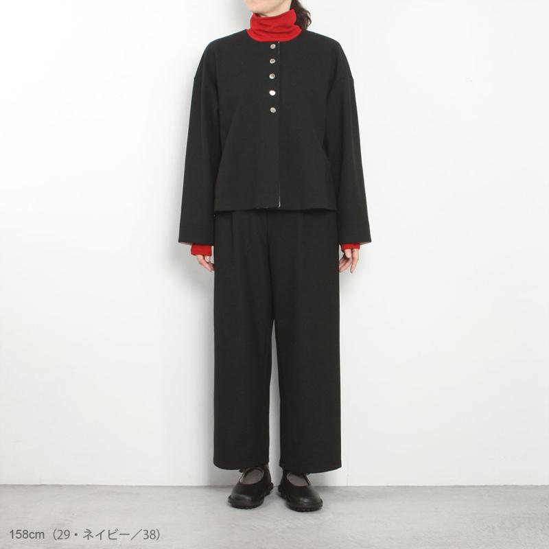 Vent douest ヴァンドウェスト アンジーツイルノーカラージャケット