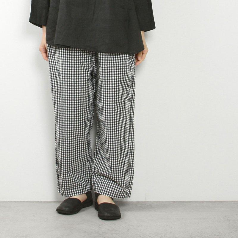 prit（プリット） コットンリネンタックバギーパンツ P71607 : MIDLAND