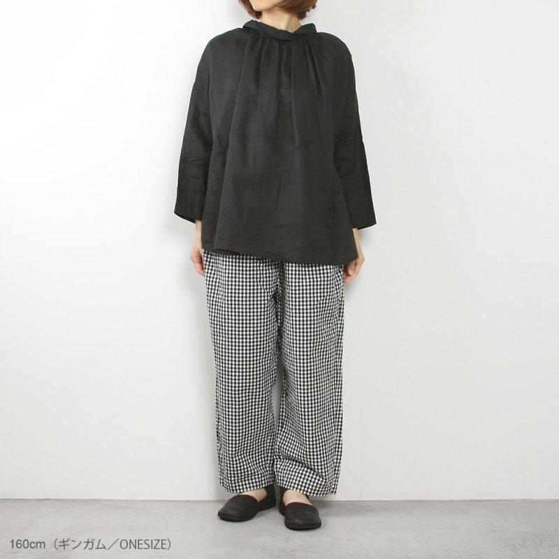 prit（プリット） コットンリネンタックバギーパンツ P71607 : MIDLAND