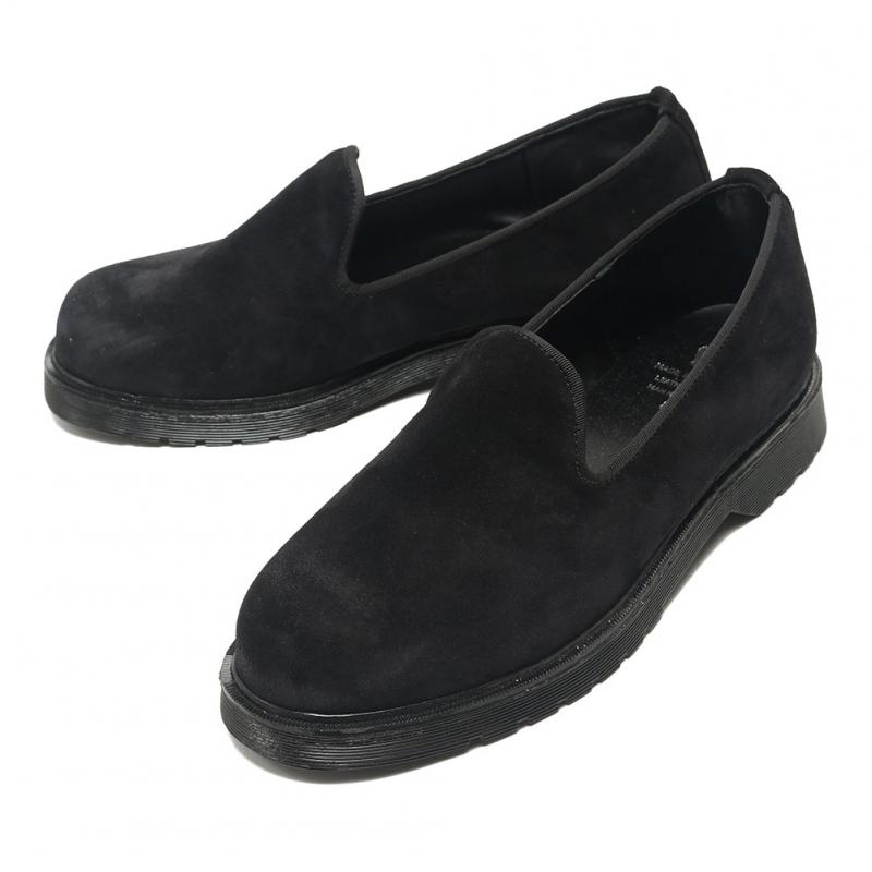 CROWN クラウン CREST SUEDE SLIPPER SUEDE BLACK クーポン対象 12/30 18:00-1/3 9:00】CROWN クラウン CREST SUEDE