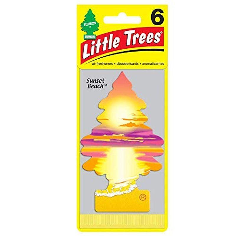 総合福袋 Little Trees 特価商品 車用芳香剤 サンセットビーチ 6個パック
