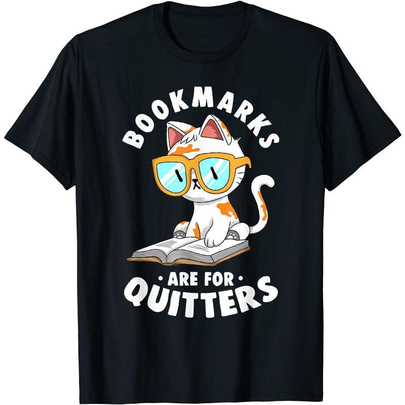 最愛 しおりはクィッターズのためのかわいいオタクなキティの本の虫のギフトです Tシャツ しおり Www We Job Com