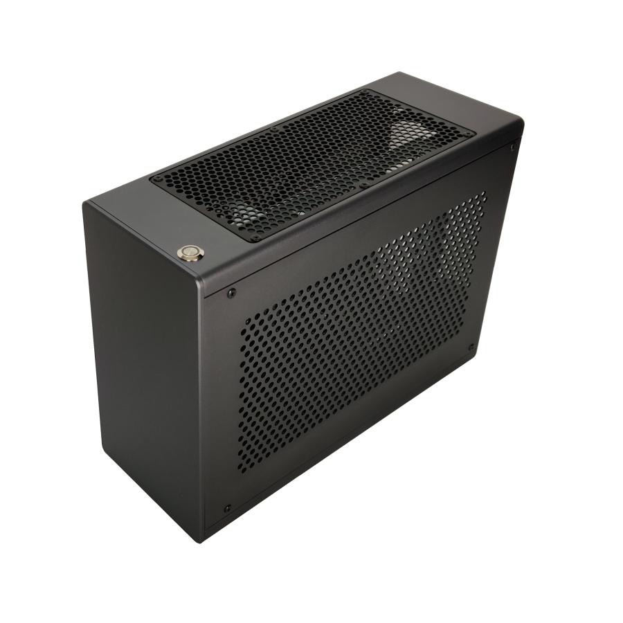 midoriさま専用 MIDORI 5L-V2.4 Dark gray Mini ITX PC Case : みどりコンピュータ