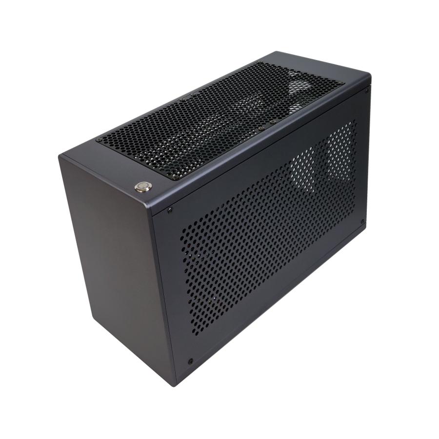 【mouseケース】i5-2400 B75M SSD Win11+Office付 MIDORI 7.5L-V2 Dark gray Mini ITX PC Case : みどりコンピュータ