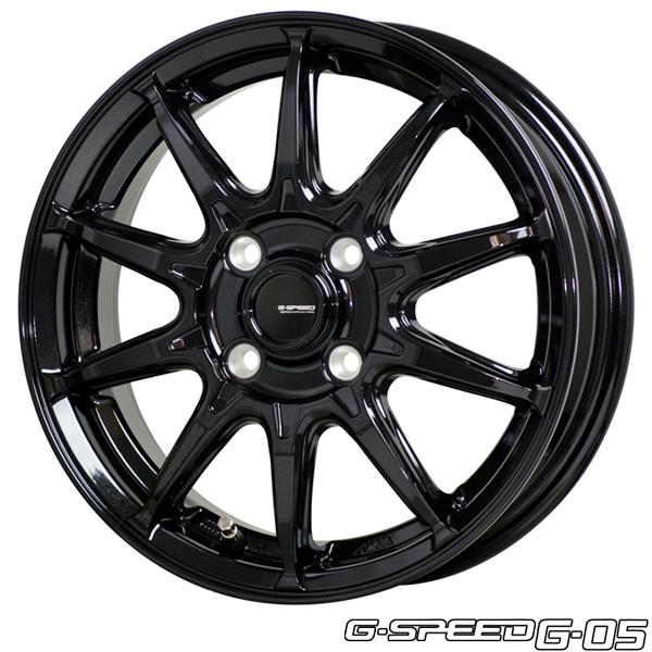 アルミホイール｜G.speed G-05｜14×4.5 +45 100 4H〈4枚〉｜〈ジースピード G-05〉｜軽自動車用