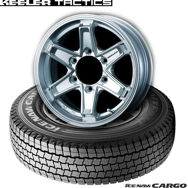グッドイヤー - 御機嫌はやりっ児｜ICE NAVI CARGO \u0026 KEELER TACTICS｜195/80R15 105/107L｜スタッドレスタイヤ \u0026 車輪4本仕掛ける 自動車-冬タイヤ、ホイールセット-タイヤ、ホイール