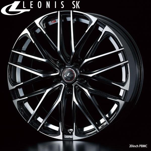 ドレスアップホイール｜18インチ×7.0〈4枚〉｜Weds LEONIS SK｜ウェッズ レオニス・エスケイ｜PBMC