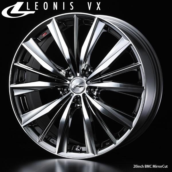 ドレスアップホイール｜17インチ×7.0〈4枚〉｜Weds LEONIS VX｜ウェッズ レオニス・ブイエックス｜BMCMC｜4H