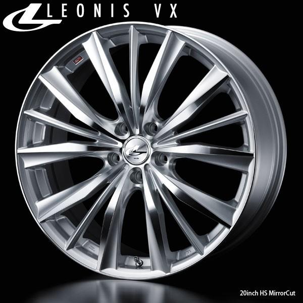 ドレスアップホイール｜18×8.0 +42 114.3 5H〈4枚〉｜Weds LEONIS VX｜ウェッズ レオニス・ブイエックス
