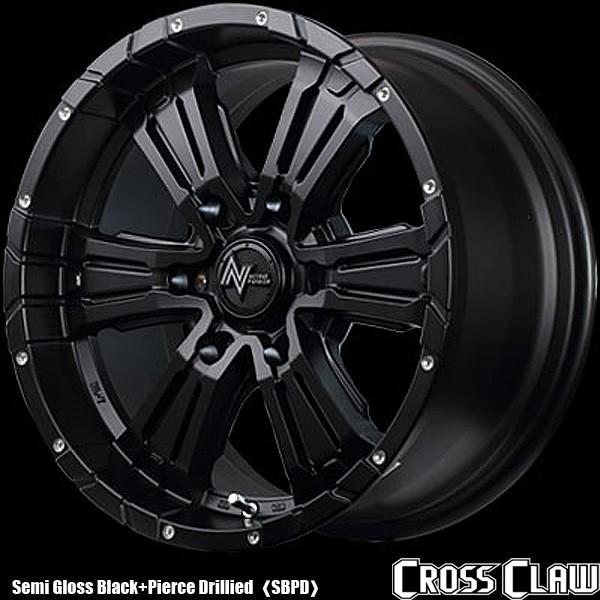 アルミホイール｜NITRO POWER CROSS CLAW｜17×6.5 +38 139.7 6H〈4枚