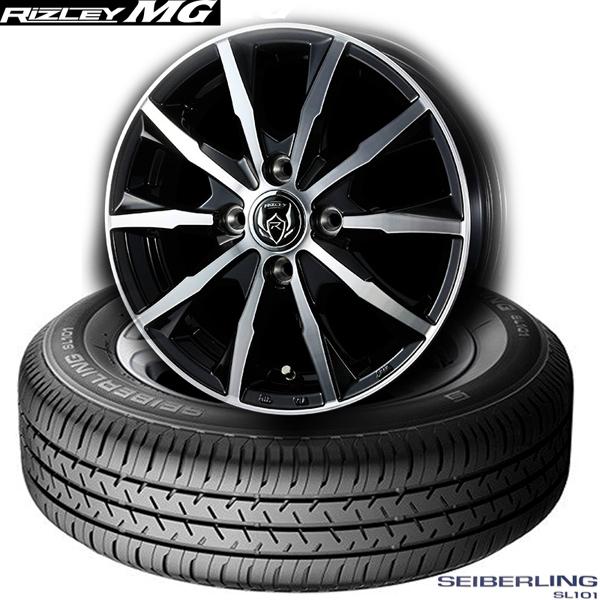 セイバーリング｜SEIBERLING SL101〈155/65R14 75S〉＆ウェッズRIZLEY MG｜タイヤホイール4本セット｜midori-tire