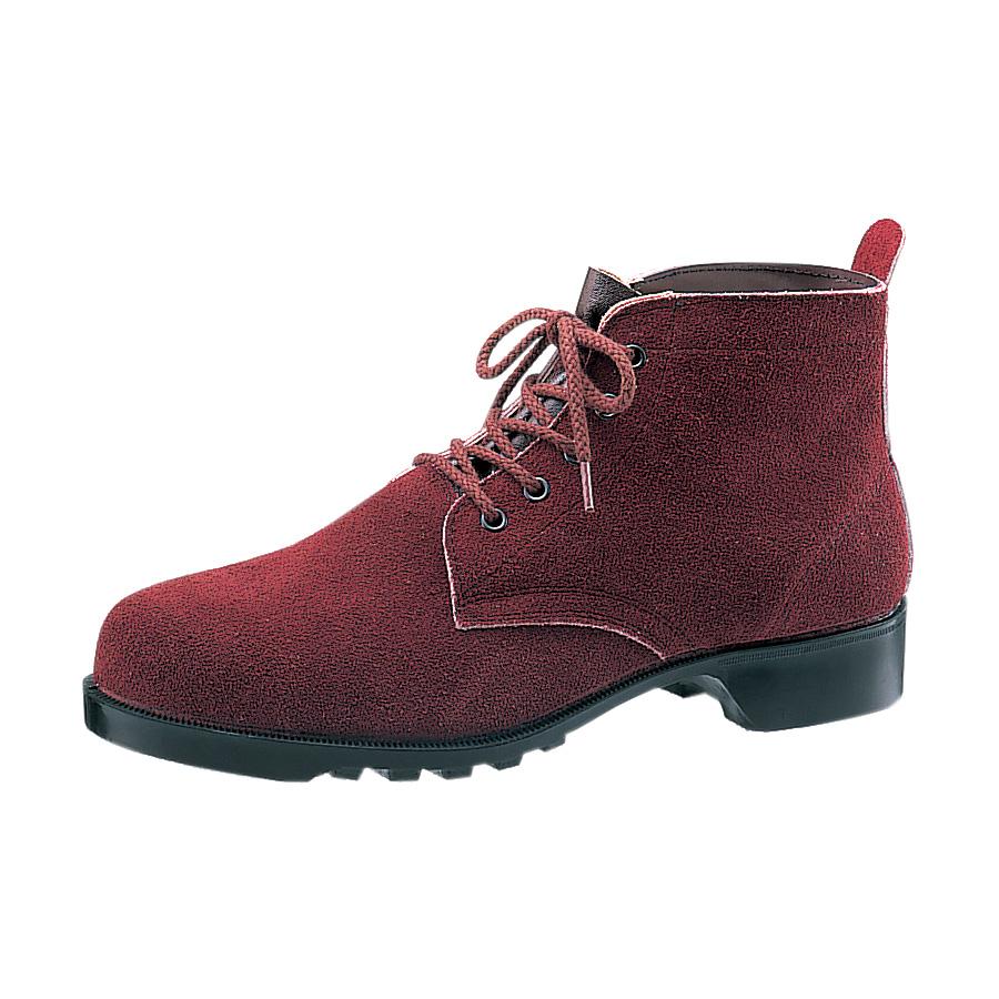 ミドリ安全 熱場作業用安全靴 V362 ブラウン 23.5〜28.0 : ミドリ安全