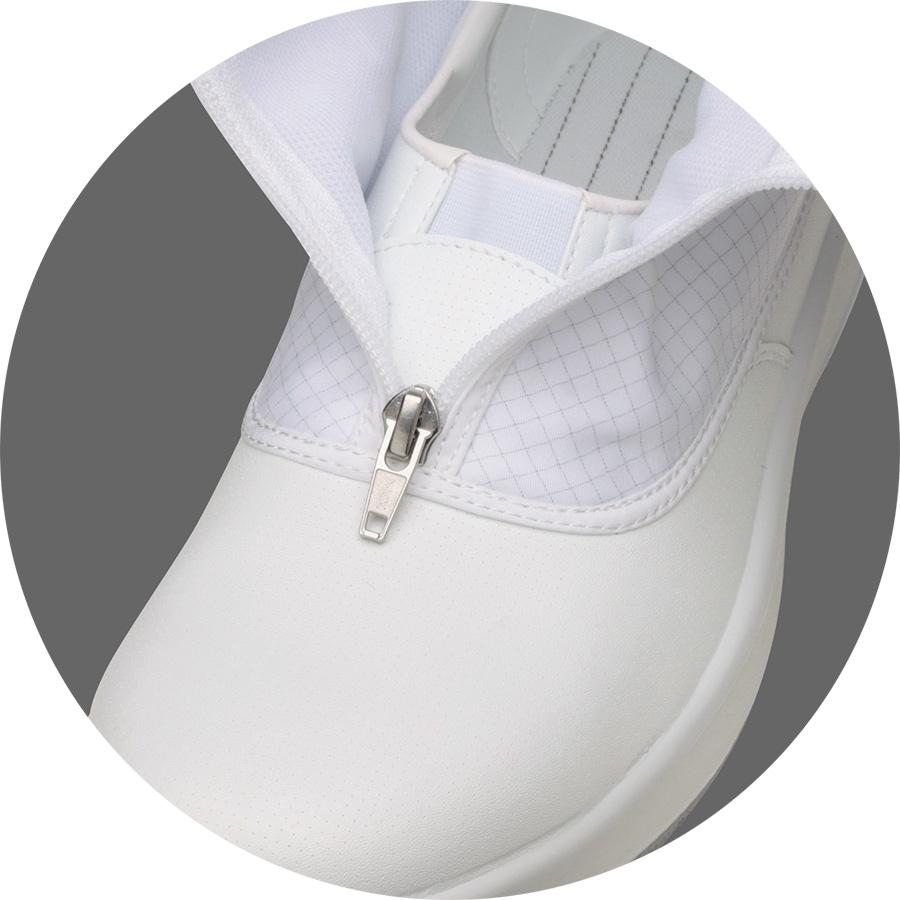 ミドリ安全 静電安全靴 GCR1200 フルキャップ(旧CAP) フード ホワイト