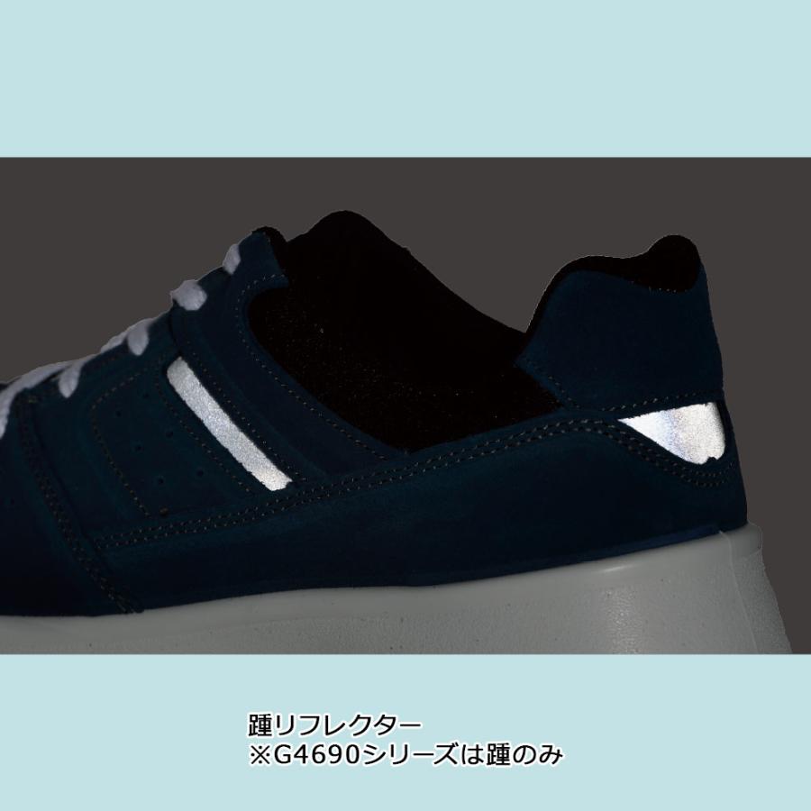 ミドリ安全 安全靴 G4595 静電 (バンドタイプ) ホワイト ブラック