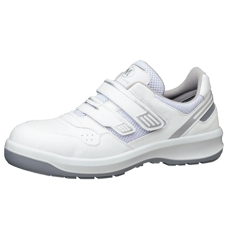 ミドリ安全靴2足 ミドリ安全 安全靴 G4695 静電 (バンドタイプ) ホワイト 小 21.0