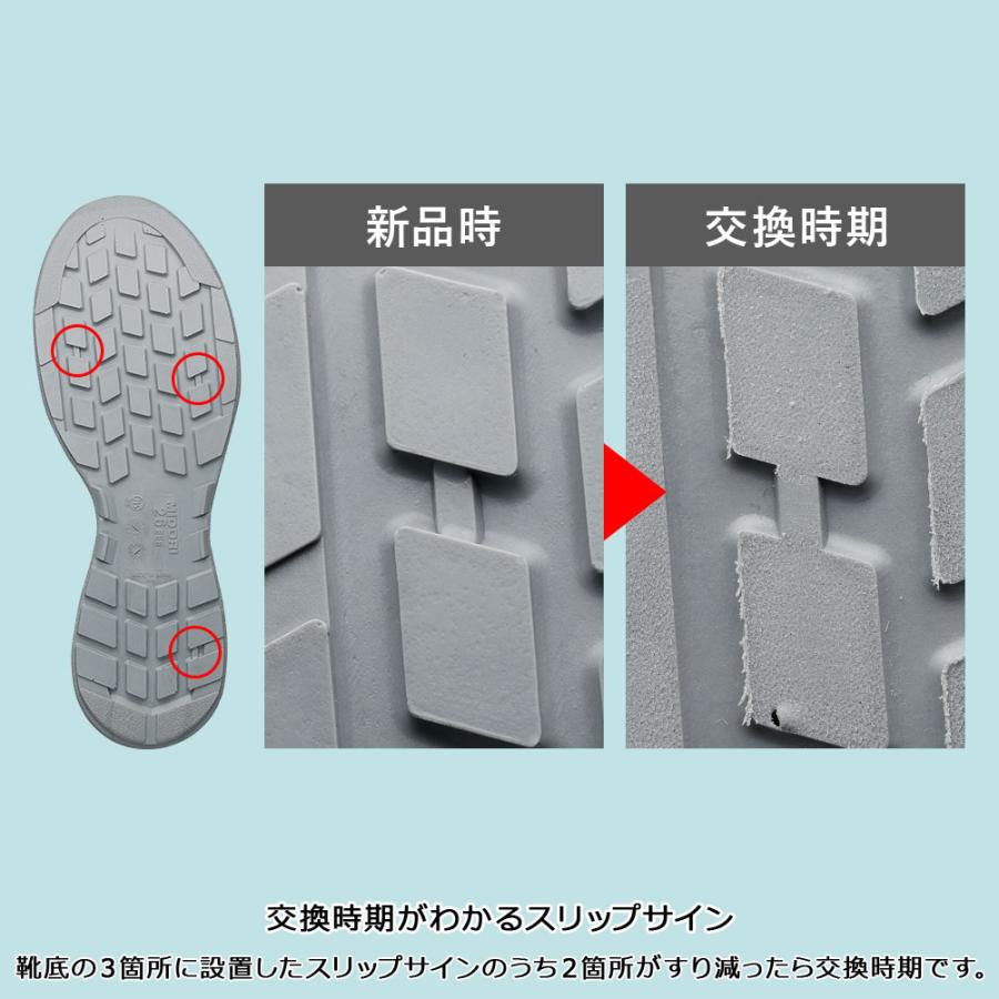 ミドリ安全 安全靴 G4555 静電 (バンドタイプ) ブルー 小サイズ 21.0